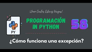 Celebrity 58. Curso Python || Excepciones || ¿Cómo funciona una excepción? Profile