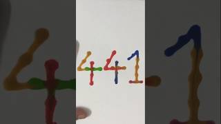 441 number drawing | drops bole magic tale 💧🎨  #shorts #art