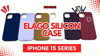 ELAGO iPhone 15 Series Silicon Case - iPhone 15 | iPhone 15 Plus | iPhone 15 Pro | iPhone 15 Pro Max