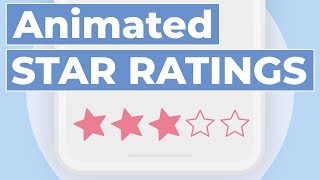Star Ratings Animation - React Native Animated #4