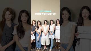 ITZY Sharing MIDZY’s Motto 💌 #ITZY #MIDZY #ITZY_Motto