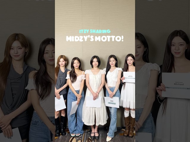 ITZY Sharing MIDZY’s Motto ???? #ITZY #MIDZY #ITZY_Motto
