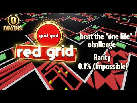 ROBLOX - Red Grid (Grid God) 0.1% Difficulty Challenge #roblox #robloxobby #obbyroblox #gaming