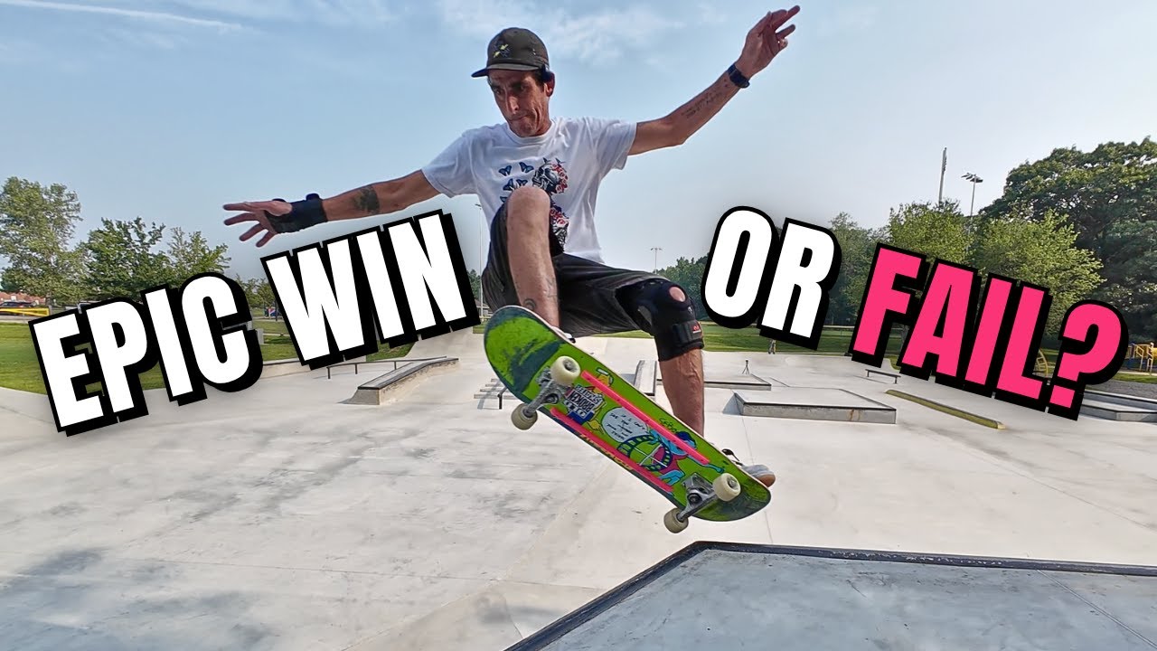 Sent It Over the Hip… Sort Of | Skateboarding at 44