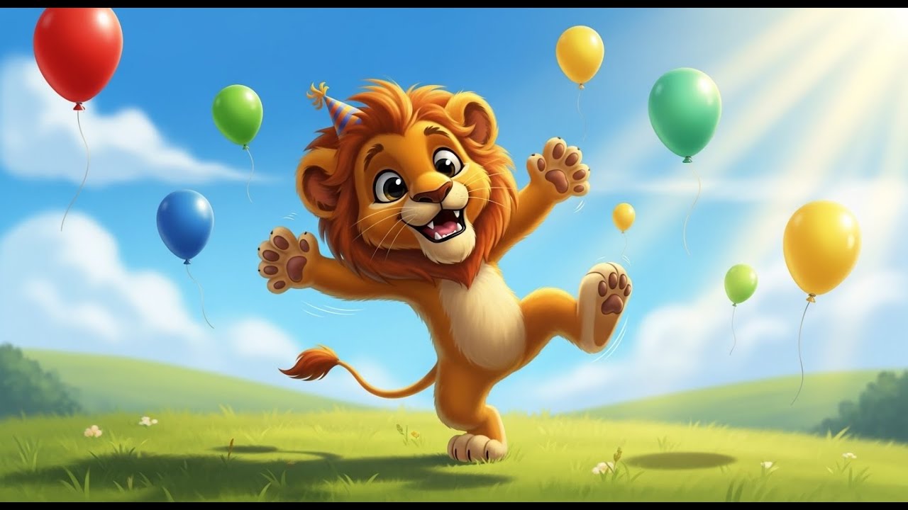 Little Lion Roar Roar Roar | Fun Animal Kids Song | Toddler Sing Along