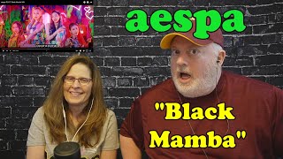 Reaction to aespa "Black Mamba" M/V