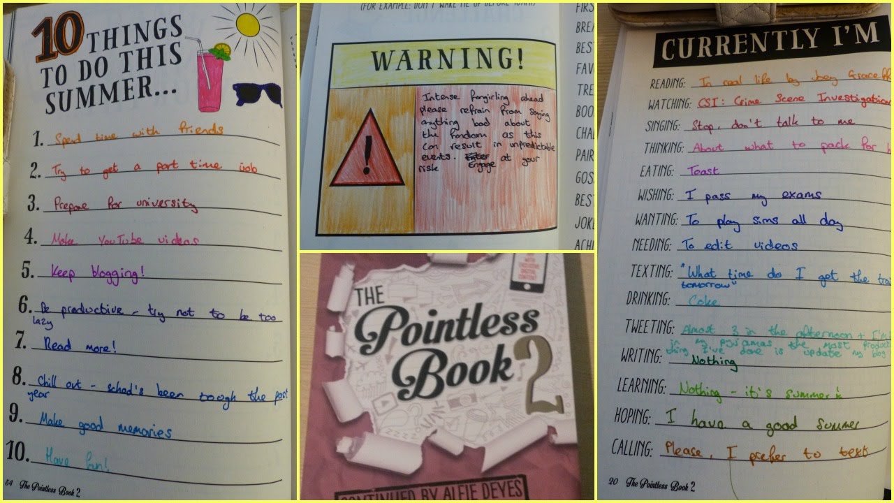 Warning Im Currently Making A List Pages 12 20 54 The Pointless Book 2 - 