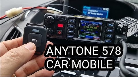 ANYTONE 578 - Car Mobile - Bluetooth , GPS , APRS - External GPS Antenna