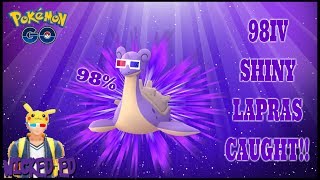 98% Shiny Lapras Caught Lapras Raid Day Event In Pokemon Go