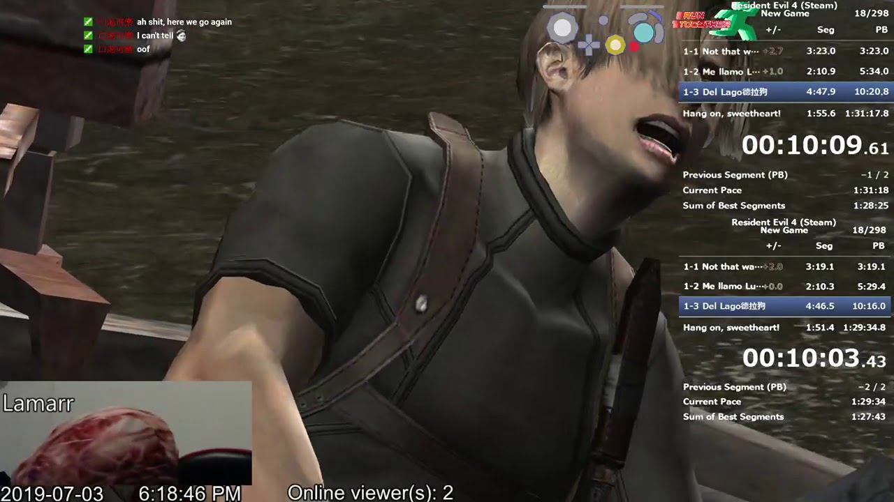 惡靈古堡4 快速通關 / RE4 Speedrun (Invalid run) 