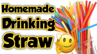 How to make paper drink straws that really work! 