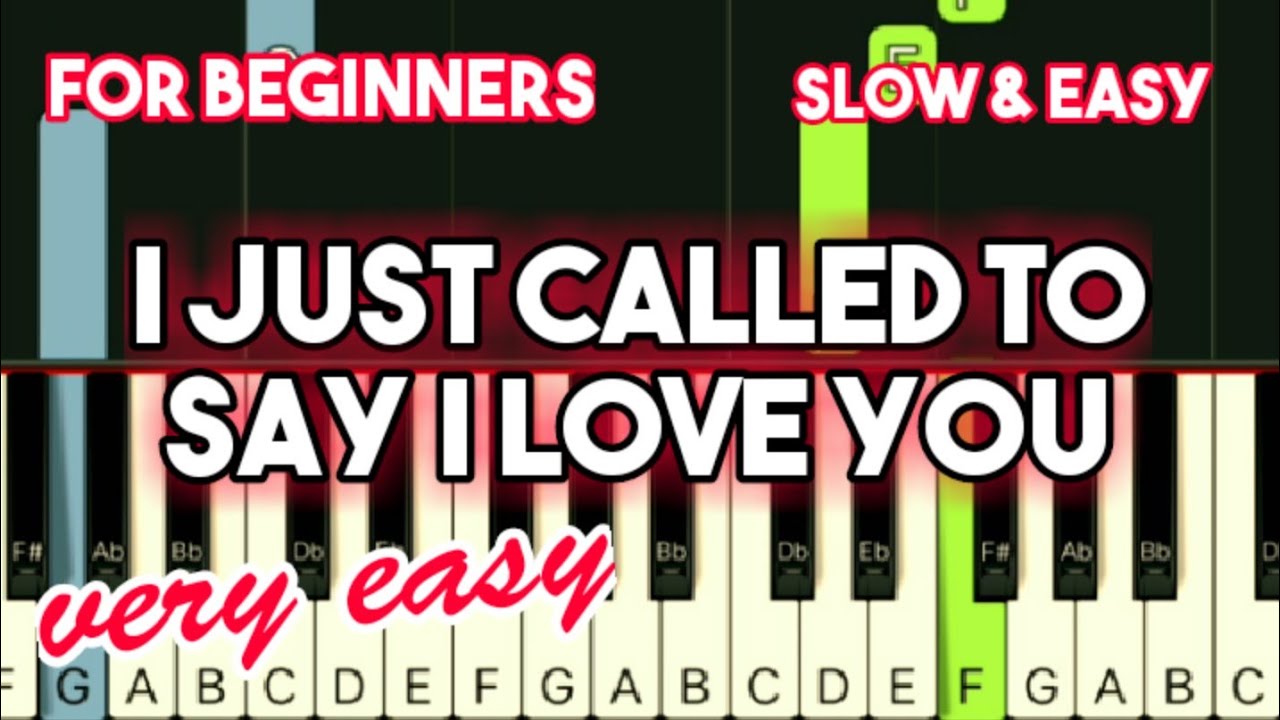 STEVIE WONDER - I JUST CALLED TO SAY I LOVE YOU | SLOW & EASY