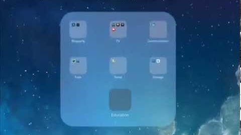 Putting Folders Within Folders In iOS 7