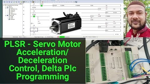 PLSR - Servo Motor Acceleration/Deceleration Control,Delta Plc Programming DVPSV2-PLC WPL-SOFT