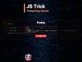 JS Truthy/Falsy Check | Longhand vs Shorthand | JavaScript Tips and Tricks #coding #shorts #frontend