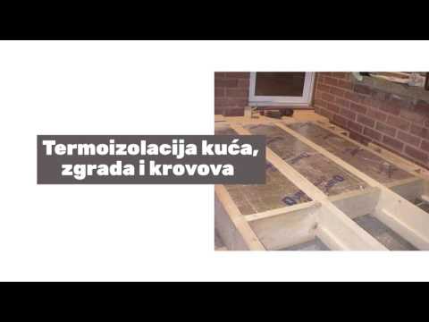 Instalacija izolacije, hidroizolacija i termoizolacija