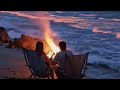 Romantic Sleep Music with Ocean Waves 🌊 Relaxing &amp; Calming Night  for Deep Sleep &amp; Stress Relief