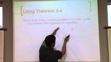 3.2 Proving Lines Parallel Mr. Gettman