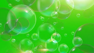 Bubbles Green Screen (4K + Black Screen Version & Download Link)