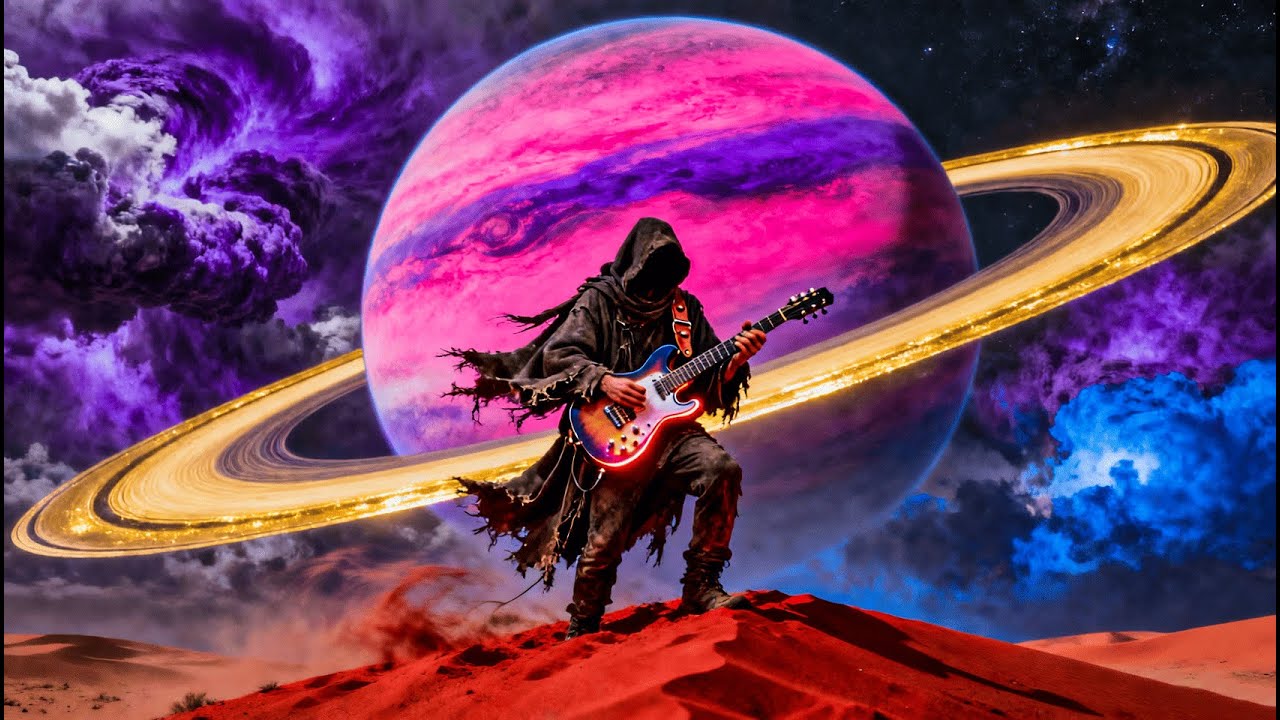 Desert Night Blues Rock | Psychedelic Ambient Chill Instrumental