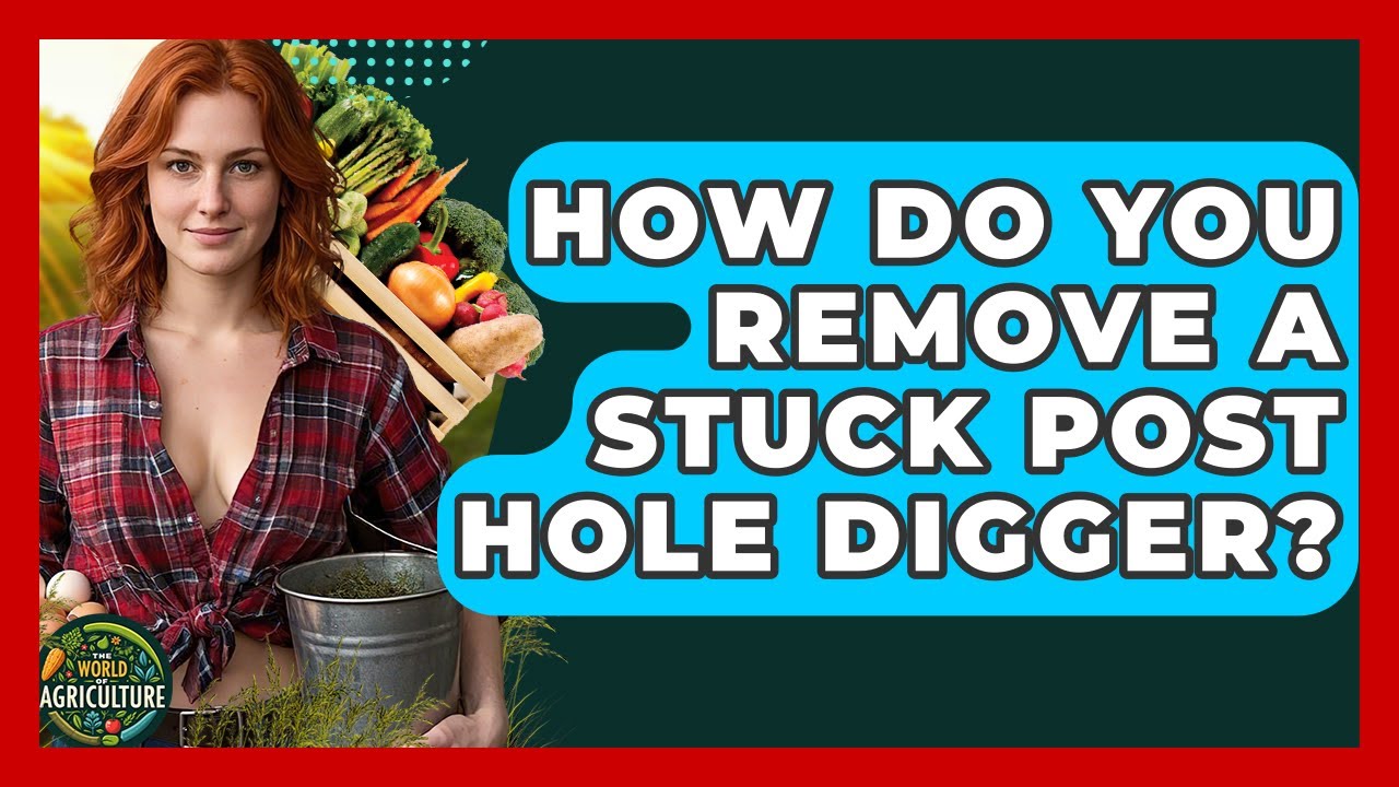 How Do You Remove A Stuck Post Hole Digger? - The World of Agriculture