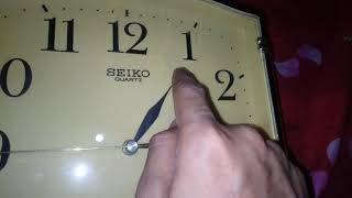 Setting bell melodi jam dinding Seiko Westmister