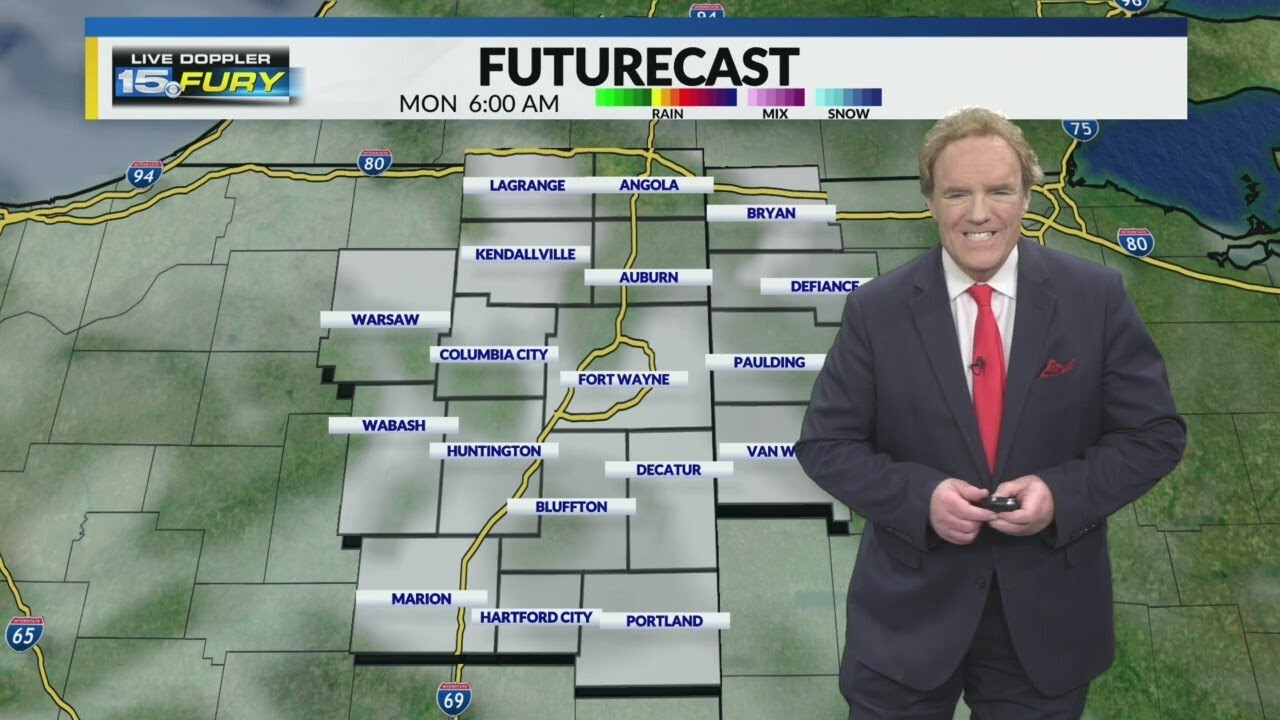 Cloudy and a mild start to the week - YouTube