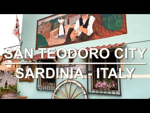 San Teodoro - small city with charm - Sardinia holiday - Italy, 4K