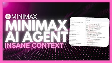 MiniMax Agent: NEW Opensource General AI Agent /w MCP & 1 Million Context!