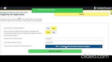 SINP - International Skilled Worker EOI System Step By Step How to Apply
