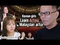 Korean girls learn acting by Malaysian actor! ｜Azhar Sulaiman & Leona Azhar X Blimey