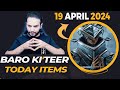 BARO KI'TEER April 19th, 2024 | Vastilok Is back [WARFRAME]