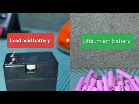 Lead acid battery converted into lithium ion battery - YouTube