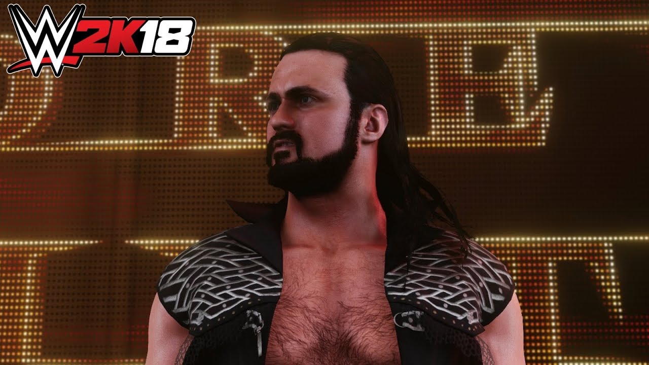 WWE 2K18 - Дрю Макинтайр (выход, подпись, финишер)