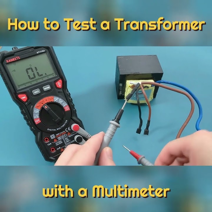 How to Test a Transformer with a Multimeter #electrouniversity #easyelectronics
