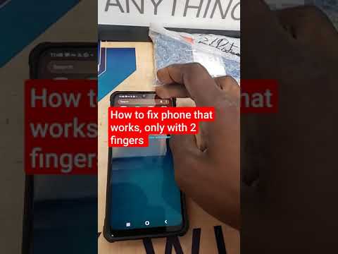 how to fix 2 fingers touch on samsung.