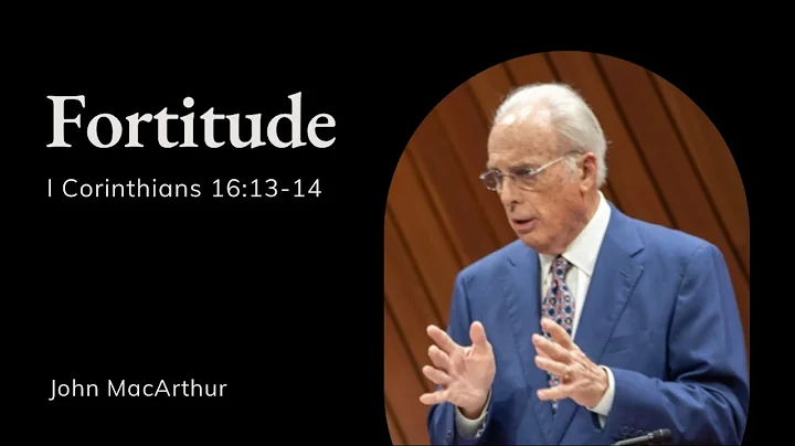 John MacArthur | TMS Chapel | Fortitude