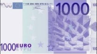 1000 euro #euro #bank #money