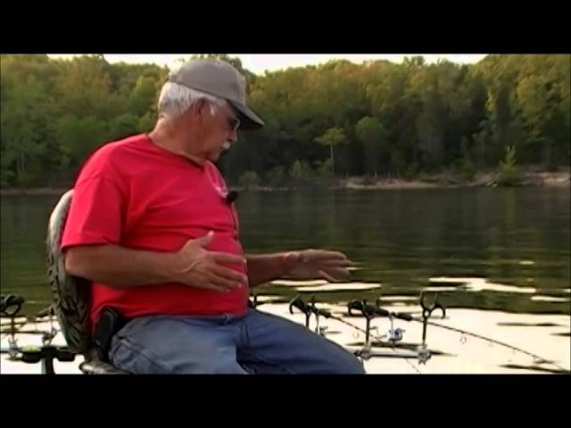 BIG WHITE CRAPPIE OF GRENADA LAKE- Spider rigging the white hubcaps! 