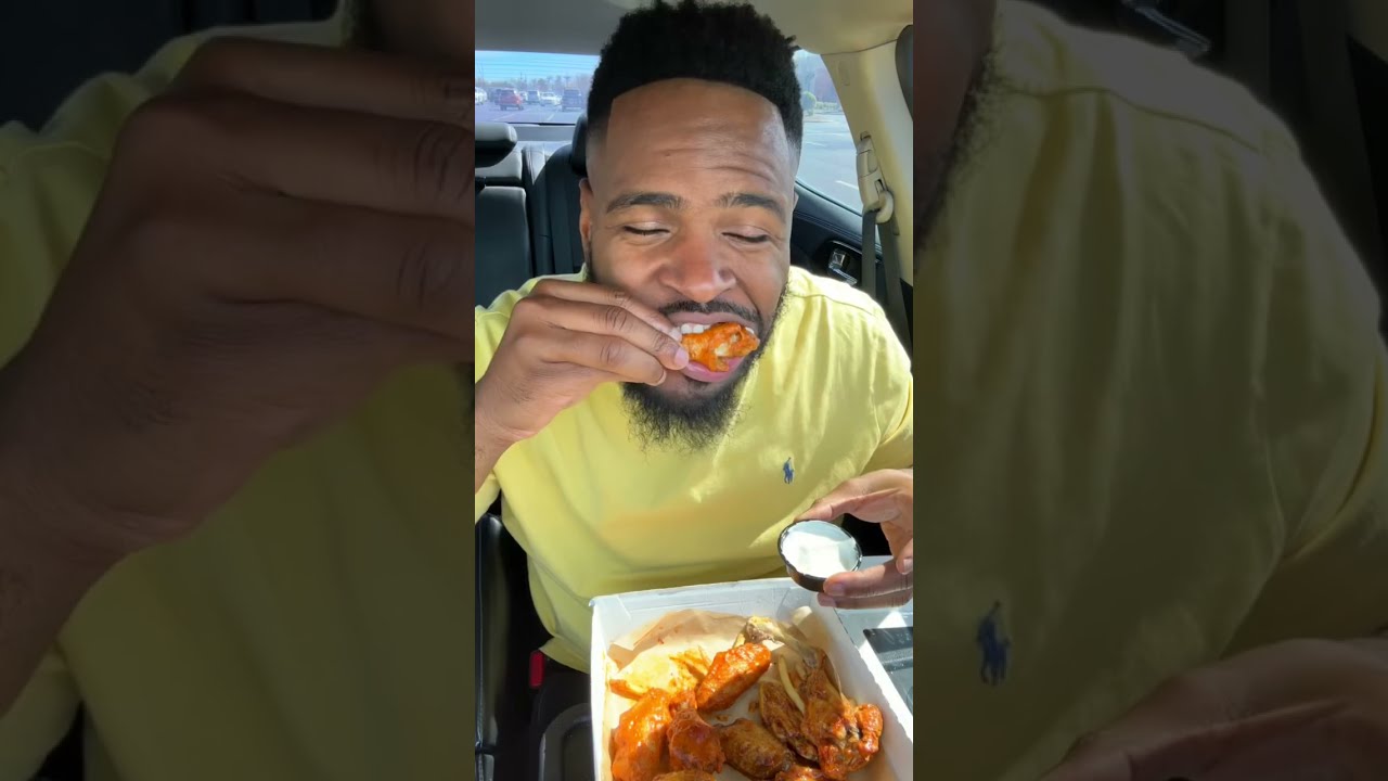 Trying Buffalo Wild Wings NEW Wing Flavor TERRIBLE Shorts Foodreview Buffalowildwings