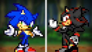 Sonic VS Shadow | Sprite Battle (500 Sub Special)