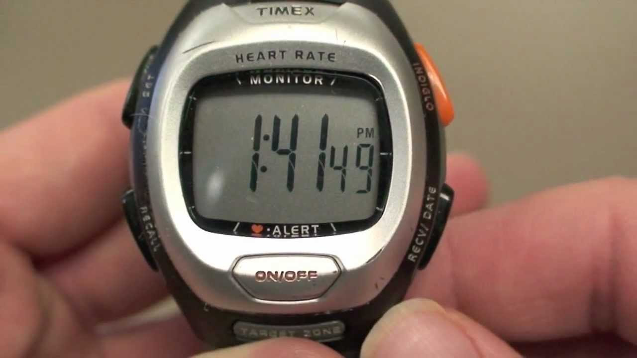 timex heart rate monitor not working