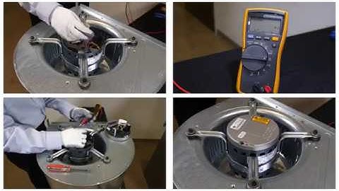 Carrier ECM motor and module troubleshooting and replacement