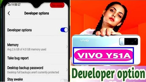 vivo y51a developer options l developer settings vivo y51a l developer enable kaise kare vivo Y51A