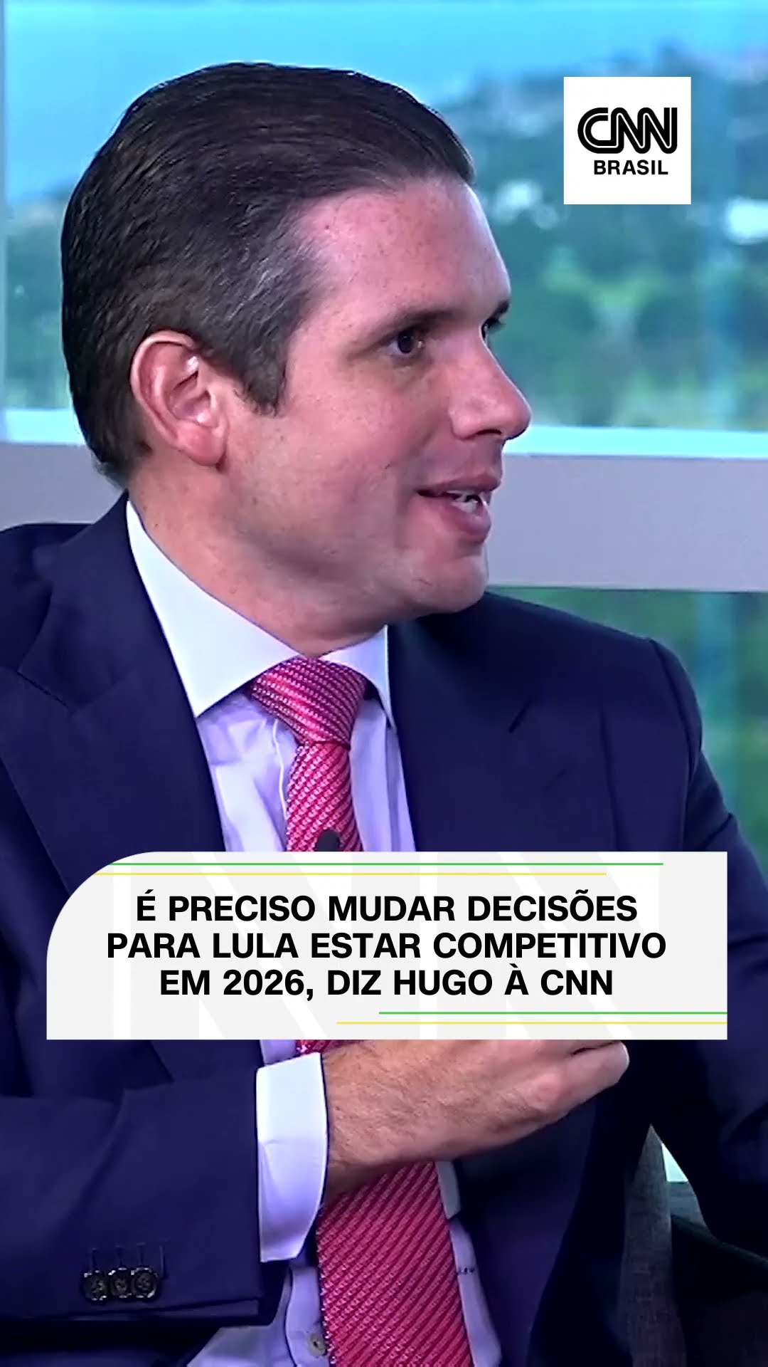 É preciso mudar decisões para Lula estar competitivo em 2026, diz Hugo à CNN #shorts