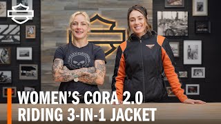 HarleyDavidson Women's Cora Mesh 2.0 3in1 Riding Jacket Overview