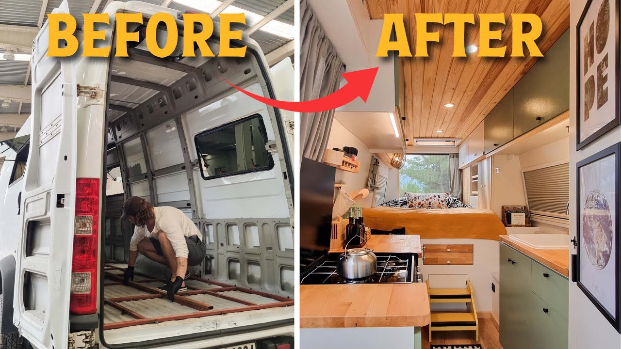 Переделка кемпервана, полная сборка в режиме таймлапс | Сделай сам | Iveco Daily