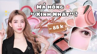 20 MÁ HỒNG MÌNH YÊU THÍCH NHẤT ! Người mới tập makeup nên mua má hồng nào ? Mai Trinh