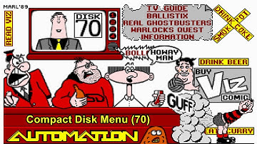 Atari ST E Automation Compact Disk Games  Menu 70