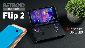 Retroid Pocket Flip 2 First Look! An Outstanding AMOLED Clamshell Handheld!